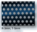 Perforated sheet hole size 3mm, pitch 5mm